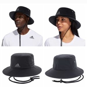 NEW Black ADIDAS Victory Bucket Hat Unisex One Size Adjustable SUN SPORTS